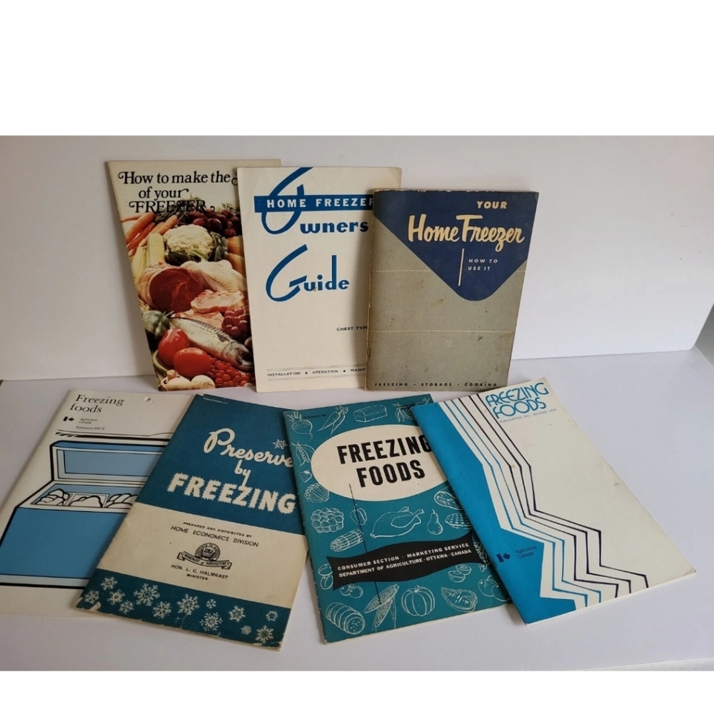 Freezer Freezing How To Recipes Cookbook Booklet Vintage Lot